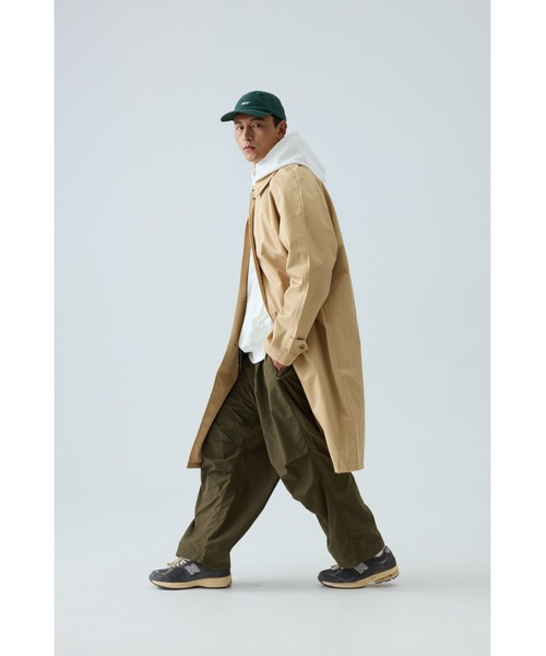 3レイヤーコットンツイルバルマカーンコート / 3Layer Cotton Twill Balmacaan Coat