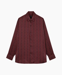 SILKY SATIN INKJET OCTAGON BIG SHIRT