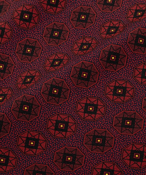 LAD MUSICIAN（ラッドミュージシャン）の「SILKY SATIN INKJET OCTAGON BIG SHIRT（シャツ/ブラウス・メンズ・ワイン/グレー系・46/44/42）」の12枚目の写真