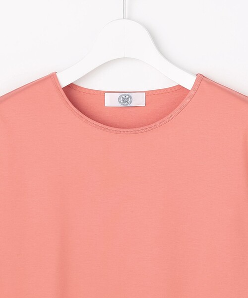 J.PRESS（ジェイプレス）の「【一枚で着映え】コットンスムース レース カットソー（Tシャツ/カットソー・レディース・サックスブルー系/ネイビー系/ライトグリーン系/ピンク系/ライトグレー系/ホワイト系・T15/T13）」の11枚目の写真