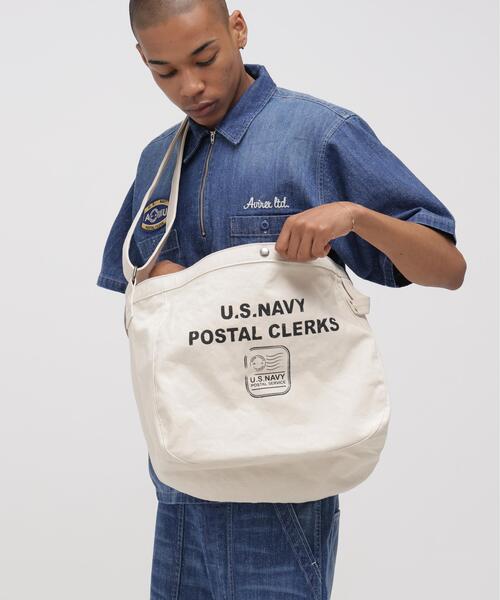 AVIREX（アヴィレックス）の「《AVIREX × UNIVERSAL OVERALL》POSTAL BAG / ポスタルバッグ / アヴィレックス / ユニバーサルオーバーオール（ショルダーバッグ・メンズ・キナリ・F）」の3枚目の写真