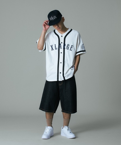 XLARGE(エクストララージ)の「BASEBALL JERSEY(Tシャツ/カットソー・メンズ・ブラック/オフホワイト・S/M/L/XL)」の8枚目の写真