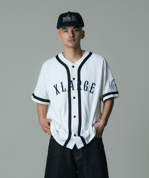 XLARGE(エクストララージ)の「BASEBALL JERSEY(Tシャツ/カットソー・メンズ・ブラック/オフホワイト・S/M/L/XL)」の11枚目の写真