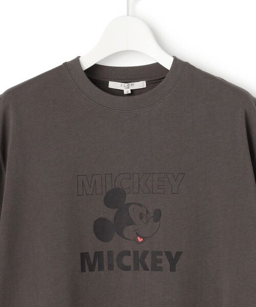 23区 S(ニジュウサンクチイサイサイズ)の「Mickeyデザイン Tシャツ(Tシャツ/カットソー・レディース・ホワイト系/グレー系・32)」の7枚目の写真