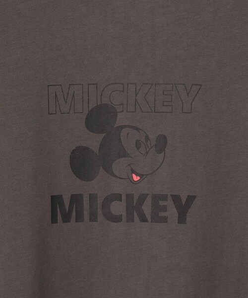 23区 S(ニジュウサンクチイサイサイズ)の「Mickeyデザイン Tシャツ(Tシャツ/カットソー・レディース・ホワイト系/グレー系・32)」の6枚目の写真