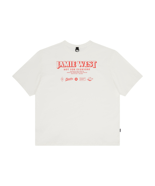 JAMIE WEST(ジェイミーウエスト)の「JWレタリングTシャツ(ホワイト)(Tシャツ/カットソー・レディース・その他・MEDIUM/LARGE/X-LARGE)」の1枚目の写真
