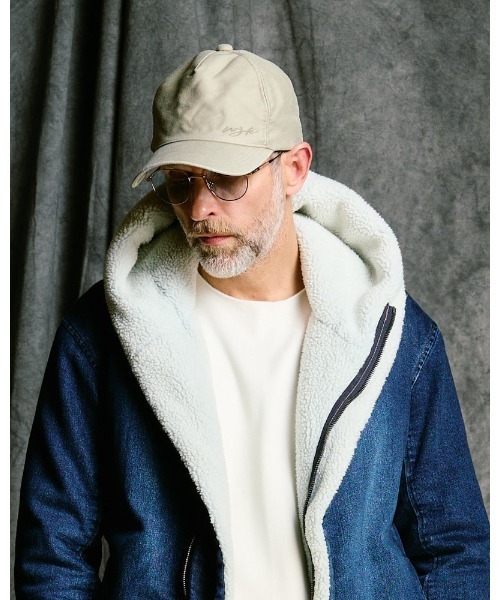 wjk（ダヴルジェイケイ）の「heavy moleskin B.B.cap（キャップ・メンズ・ブラック/ライトカーキ/ネイビー・FREE）」の2枚目の写真