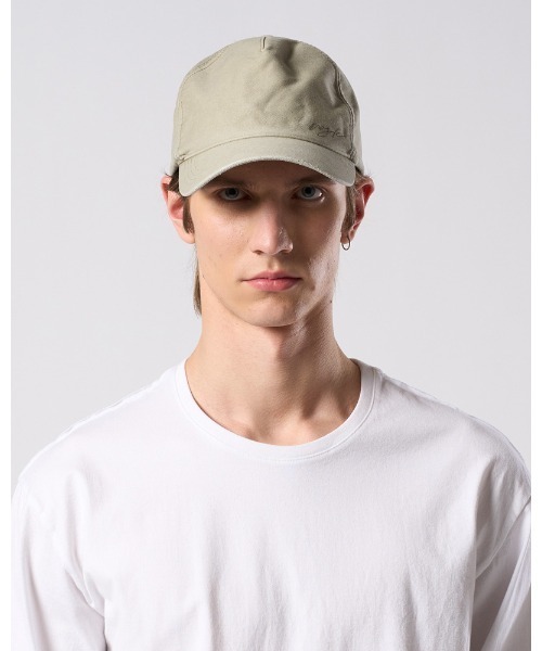 wjk（ダヴルジェイケイ）の「heavy moleskin B.B.cap（キャップ・メンズ・ブラック/ライトカーキ/ネイビー・FREE）」の5枚目の写真