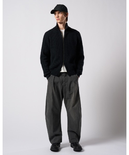 wjk（ダヴルジェイケイ）の「heavy moleskin B.B.cap（キャップ・メンズ・ブラック/ライトカーキ/ネイビー・FREE）」の21枚目の写真
