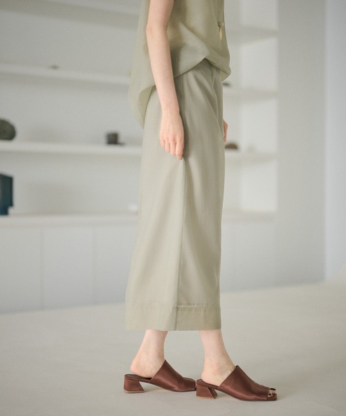 LAULEN(ローレン)の「acetate blend sheer layered skirt / アセテートブレンドシアーレイヤードロングスカート(スカート・レディース・アイボリー/ブラウン/ベージュ・M/S)」の16枚目の写真