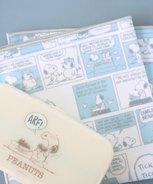 PEANUTS（ピーナッツ）の「〈PEANUTS/ピーナッツ〉 スヌーピー スモーキーパステル   くっつくランチクロス KBST43（ランチョンマット/テーブルウェア）」
