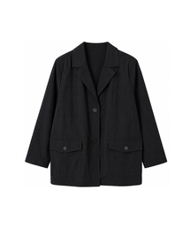 Out Pocket Nylon Single Jacket (2colors)