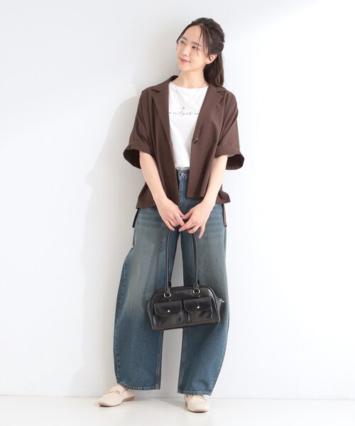 SHOO・LA・RUE(シューラルー)の「【2点セット/S-LL】ニットベスト&ロゴTシャツSET(その他トップス・レディース・ライトブルー/オフホワイト/ライトグレー・04/03/02/01)」の8枚目の写真