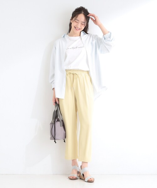 SHOO・LA・RUE(シューラルー)の「【2点セット/S-LL】ニットベスト&ロゴTシャツSET(その他トップス・レディース・ライトブルー/オフホワイト/ライトグレー・04/03/02/01)」の15枚目の写真