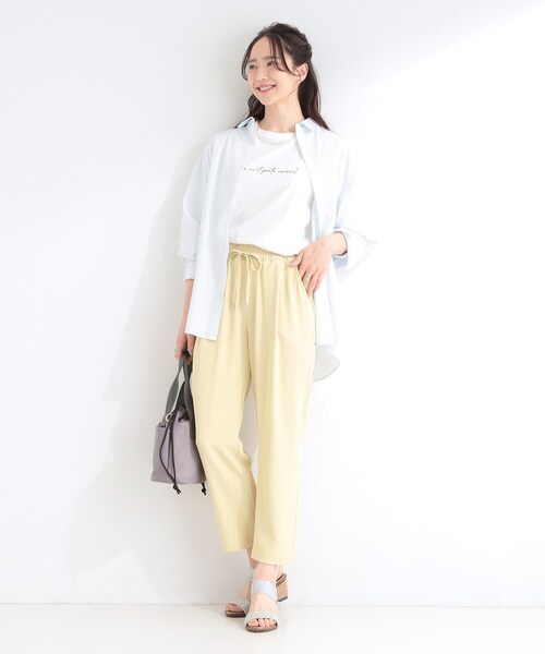 SHOO・LA・RUE(シューラルー)の「【2点セット/S-LL】ニットベスト&ロゴTシャツSET(その他トップス・レディース・ライトブルー/オフホワイト/ライトグレー・04/03/02/01)」の16枚目の写真