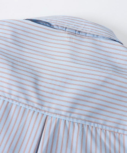 ReRe(リリ)の「ストライプデザインシャツ(シャツ/ブラウス・レディース・ライトブルー・SMALL/MEDIUM/LARGE/X-LARGE)」の14枚目の写真