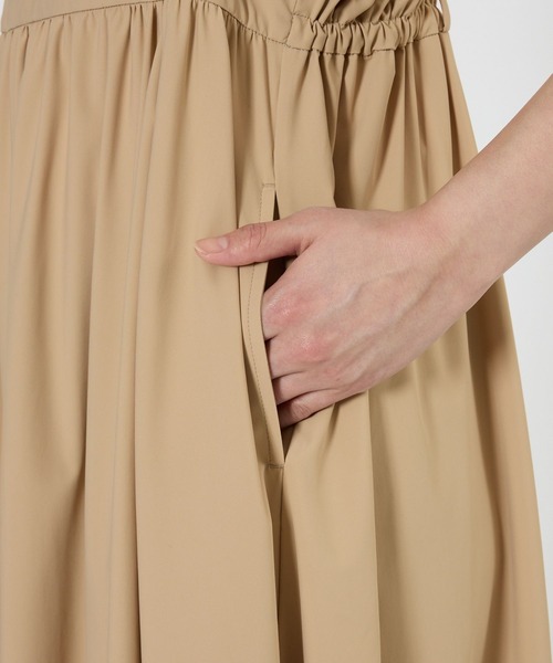 BARNYARDSTORM(バンヤードストーム)の「BARNYARDSTORM / 撥水サロペット風スカート【撥水】<セットアップ対応>(サロペット/オーバーオール・レディース・ベージュ/ブラック・S/M)」の22枚目の写真