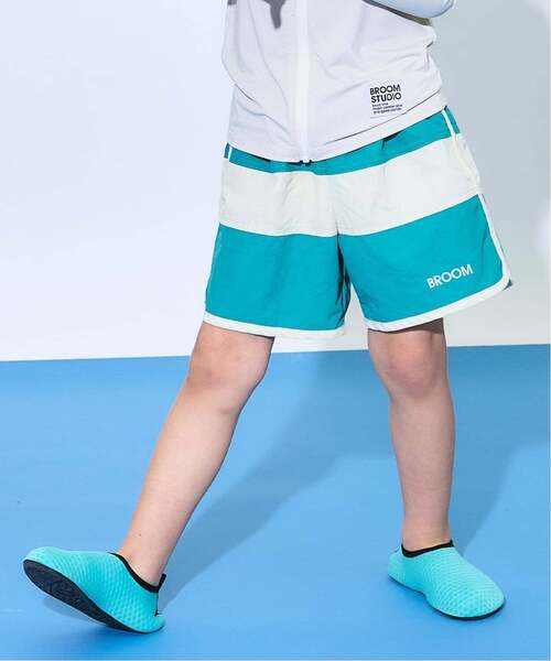 【美品】✨希少カラー✨ビートム　サーフパンツ セール】【SWIM】バイカラーサーフパンツ（水着）｜b・ROOM