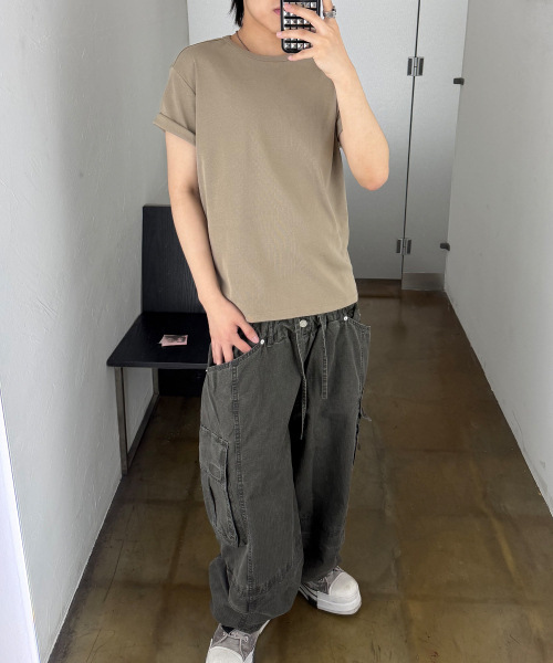 KICHUL（キチョル）の「All Day Soft T-shirt (Beige)（Tシャツ/カットソー・レディース・その他・SMALL/MEDIUM/LARGE）」の3枚目の写真