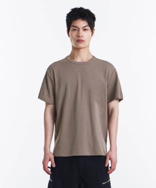 KICHUL（キチョル）の「All Day Soft T-shirt (Beige)（Tシャツ/カットソー・レディース・その他・SMALL/MEDIUM/LARGE）」の4枚目の写真