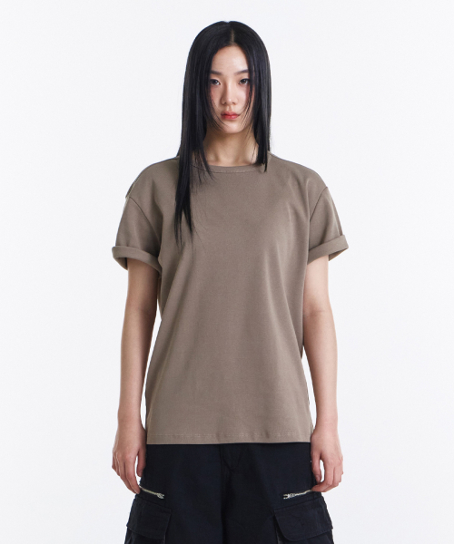 KICHUL（キチョル）の「All Day Soft T-shirt (Beige)（Tシャツ/カットソー・レディース・その他・SMALL/MEDIUM/LARGE）」の5枚目の写真
