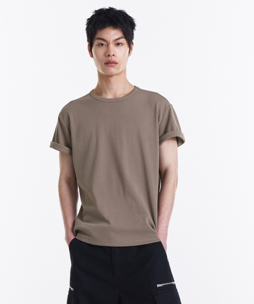 KICHUL（キチョル）の「All Day Soft T-shirt (Beige)（Tシャツ/カットソー・レディース・その他・SMALL/MEDIUM/LARGE）」の6枚目の写真