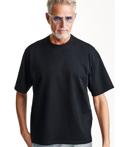 1 piu 1 uguale 3（ウノピゥウノウグァーレトレ）の「S/S CREW-NECK T【LOOSE FIT】（Tシャツ/カットソー・メンズ・グレー/ブラック/ライトベージュ/ホワイト・LARGE）」の2枚目の写真