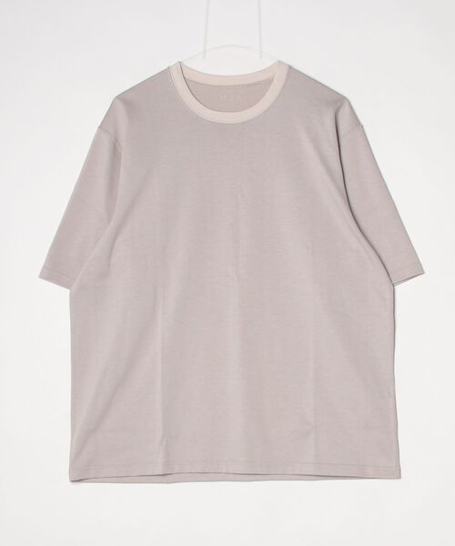 1 piu 1 uguale 3（ウノピゥウノウグァーレトレ）の「S/S CREW-NECK T【LOOSE FIT】（Tシャツ/カットソー・メンズ・グレー/ブラック/ライトベージュ/ホワイト・LARGE）」の7枚目の写真