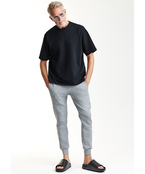 1 piu 1 uguale 3（ウノピゥウノウグァーレトレ）の「S/S CREW-NECK T【LOOSE FIT】（Tシャツ/カットソー・メンズ・グレー/ブラック/ライトベージュ/ホワイト・LARGE）」の18枚目の写真