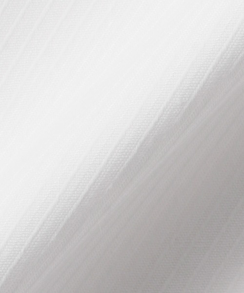 TOKYO SHIRTS(トウキョウシャツ)の「【吸水速乾】 形態安定ノンアイロン レギュラー 5分袖ビジネスワイシャツ(ビジネスシャツ・レディース・ホワイト・S/M/L/XL/LL)」の3枚目の写真