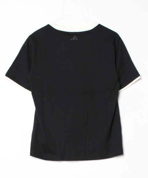 adidas（アディダス）の「アディダス adidas 刺しゅうグラフィック仕様Seasonal Essentials Colorpop Tシャツ（Tシャツ/カットソー・レディース・ブルー/オフホワイト/ブラック・S/M/L/XL）」の15枚目の写真