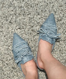 【MAISON MAVERICK PRESENTS】 別注 Lace-up Heel Sniakers