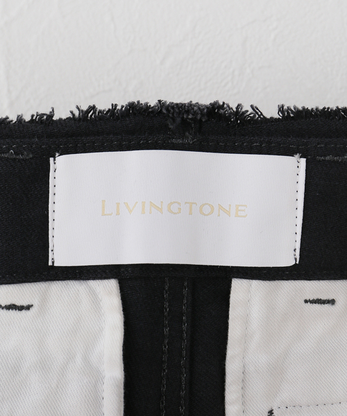 LIVINGTONE(リヴィントーン)の「【LIVINGTONE/リヴィントーン】 DMITRIBERMUDA(デニムパンツ・レディース・ブラック・38)」の10枚目の写真