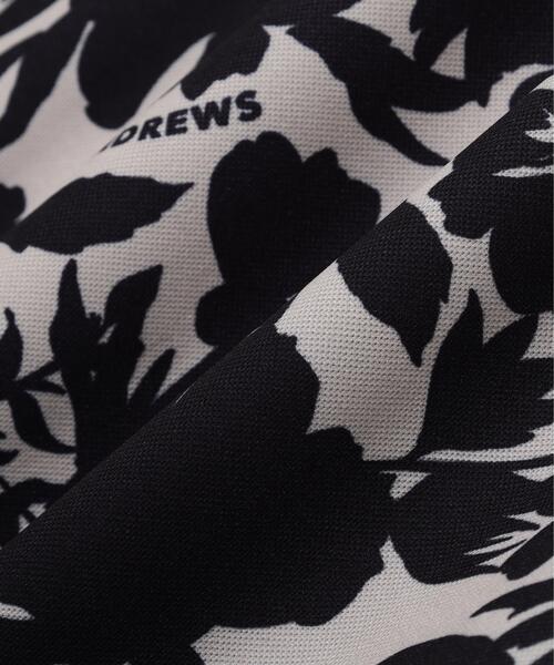 St ANDREWS(セントアンドリュース)の「【吸水速乾】COOLMAXシャドーボタニカルプリント半袖ポロシャツ (WOMENS)(ポロシャツ・レディース・ベージュ/ホワイト・M/S/L)」の10枚目の写真
