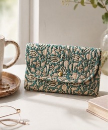 MILLION CARATS（ミリオンカラッツ）の「《artipur COTTAGE》- ブロックプリントマルチポーチ -インド綿キルティングの仕分けポーチ コスメポーチ 小物入れ（財布）」