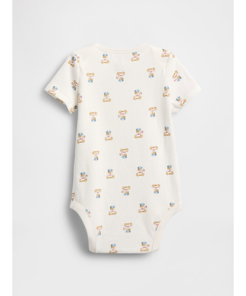 GAP(ギャップ)の「はじめてのお気に入り オーガニックコットン100% ボディスーツ (ベビー)(ロンパース・キッズ・ホワイト/オフホワイト・60cm/50cm/70cm/80cm/90cm)」の3枚目の写真