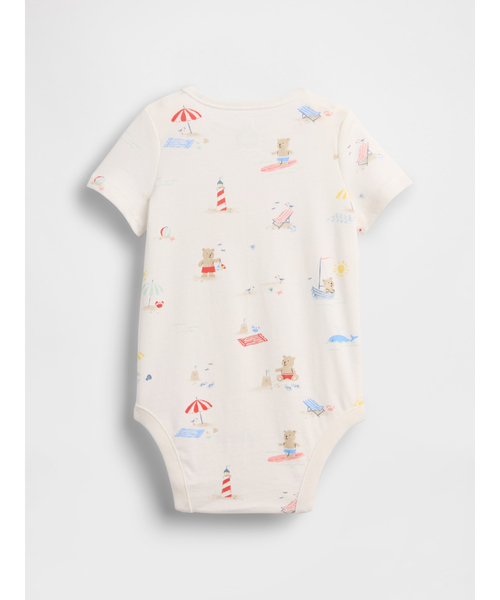 GAP(ギャップ)の「はじめてのお気に入り オーガニックコットン100% ボディスーツ (ベビー)(ロンパース・キッズ・ホワイト/オフホワイト・60cm/50cm/70cm/80cm/90cm)」の4枚目の写真