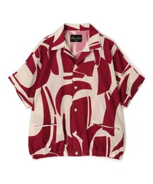 HAVERSACK（ハバーザック）の「【別注】HAVERSACK ATTIRE 総柄プリント オープンカラーハーフスリーブシャツ（シャツ/ブラウス）」