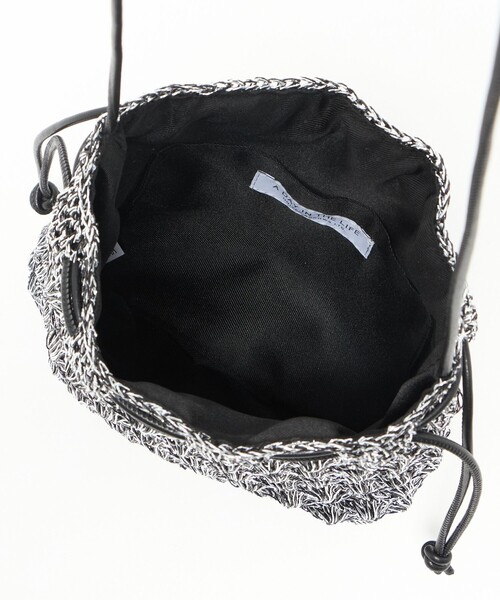 A DAY IN THE LIFE UNITED ARROWS(アデイインザライフユナイテッドアローズ)の「キラキラ メッシュ巾着バッグ <A DAY IN THE LIFE>(ハンドバッグ・レディース・シルバー/ゴールド/その他1・FREE)」の18枚目の写真