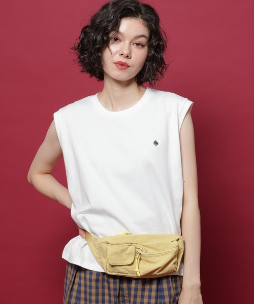 POLO BCS(ポロ ビーシーエス)の「【POLO British Country Spirit】ノースリーブTシャツ(Tシャツ/カットソー・レディース・ブラック/ネイビー/オフホワイト/ピンク・MEDIUM/LARGE)」の2枚目の写真