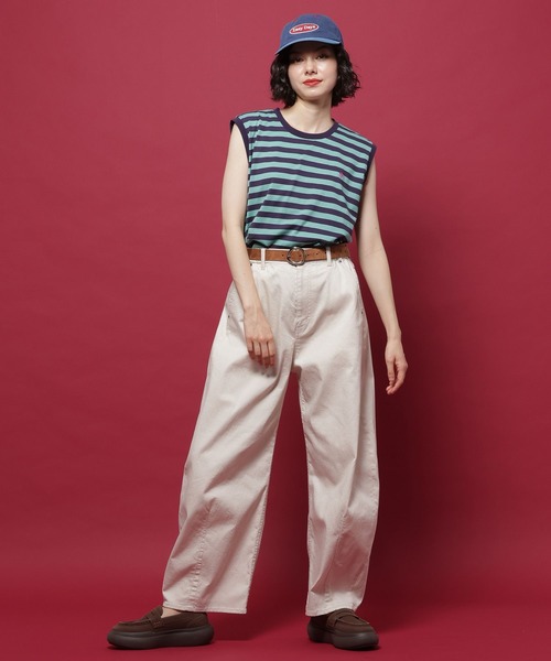 POLO BCS(ポロ ビーシーエス)の「【POLO British Country Spirit】ノースリーブTシャツ(Tシャツ/カットソー・レディース・ブラック/ネイビー/オフホワイト/ピンク・MEDIUM/LARGE)」の14枚目の写真