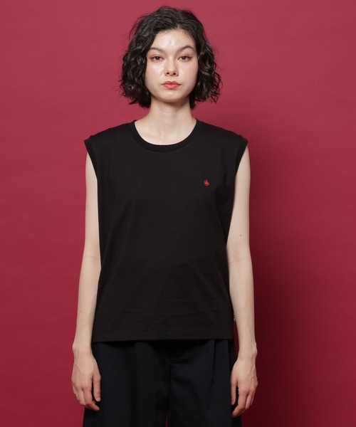 POLO BCS(ポロ ビーシーエス)の「【POLO British Country Spirit】ノースリーブTシャツ(Tシャツ/カットソー・レディース・ブラック/ネイビー/オフホワイト/ピンク・MEDIUM/LARGE)」の17枚目の写真
