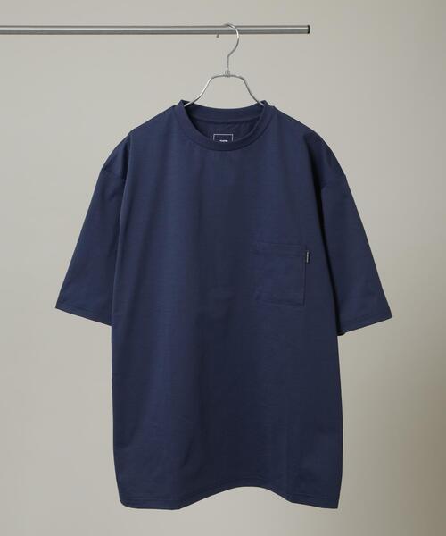 THE NORTH FACE（ザノースフェイス）の「THE NORTH FACE/S/S Airy Pocket Tee（Tシャツ/カットソー・メンズ・ネイビー/ホワイト/ブラック・M/L）」の3枚目の写真