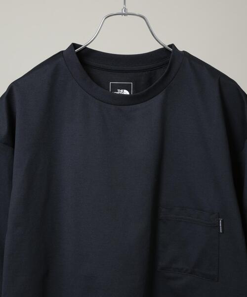 THE NORTH FACE（ザノースフェイス）の「THE NORTH FACE/S/S Airy Pocket Tee（Tシャツ/カットソー・メンズ・ネイビー/ホワイト/ブラック・M/L）」の4枚目の写真