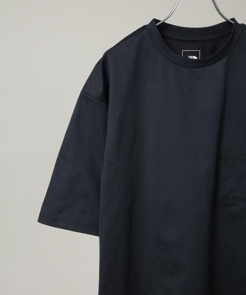 THE NORTH FACE（ザノースフェイス）の「THE NORTH FACE/S/S Airy Pocket Tee（Tシャツ/カットソー・メンズ・ネイビー/ホワイト/ブラック・M/L）」の5枚目の写真