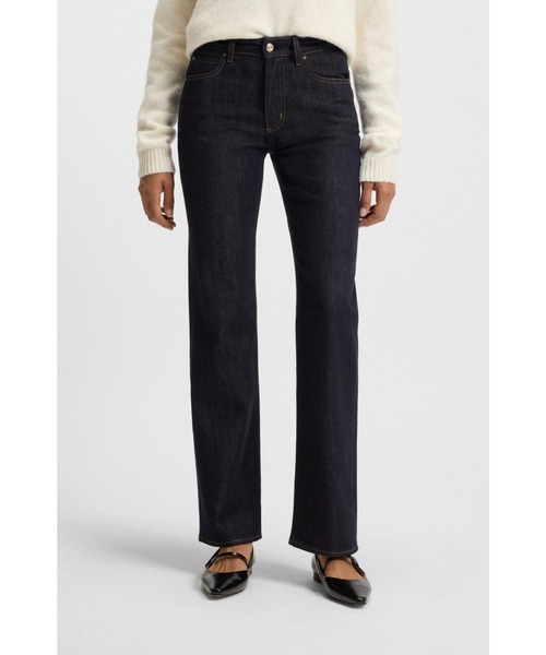 BOSS(ボス)の「スリムフィットジーンズ Stay Indigo ストレッチデニム(デニムパンツ・レディース・ネイビー・28/32/25/32/26/32/27/32/24/32)」の1枚目の写真