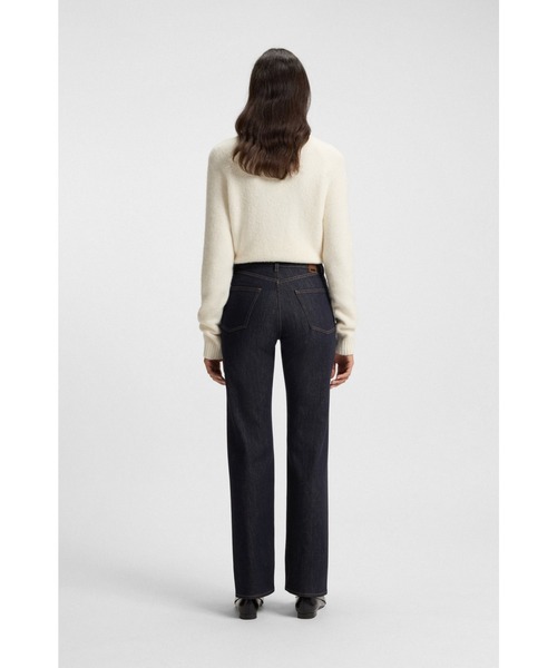 BOSS(ボス)の「スリムフィットジーンズ Stay Indigo ストレッチデニム(デニムパンツ・レディース・ネイビー・28/32/25/32/26/32/27/32/24/32)」の4枚目の写真