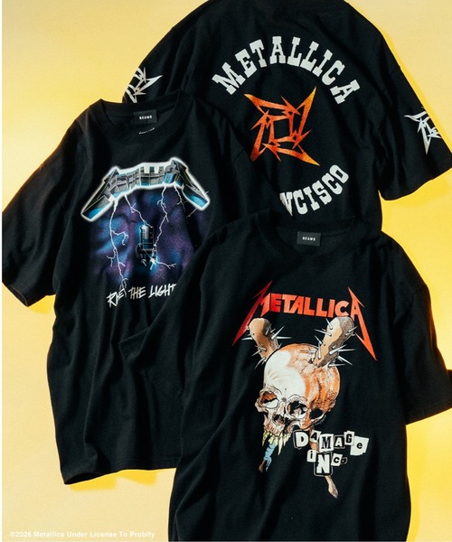 BEAMS(ビームス)の「METALLICA / PRINT T-shirt ①(Tシャツ/カットソー・メンズ・ブラック・XX-LARGE/X-LARGE/LARGE/MEDIUM/SMALL)」の10枚目の写真