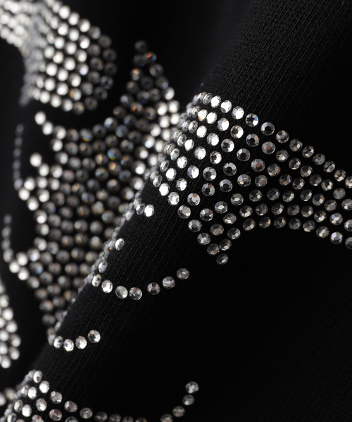 SUPPLIER(サプライヤー)の「SUPPLIER / サプライヤー Rhinestone Fire Bones Tee(Tシャツ/カットソー・メンズ・ブラック/カーキ・MEDIUM/LARGE)」の10枚目の写真