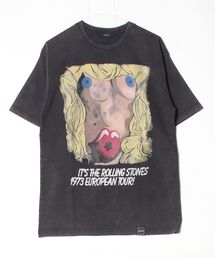 ROYAL FLASH | U/MUSIC（ユーミュージック)/THE ROLLING STONES SS TEE / BLACK(Tシャツ/カットソー)